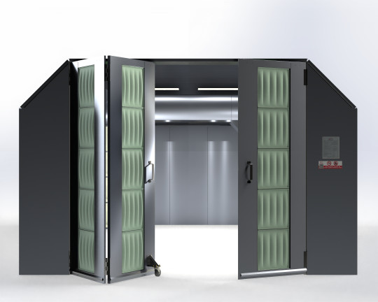 ETL-Listed Cross Flow Paint Booth: Paint Booths